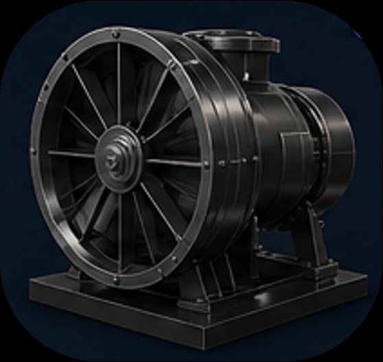 A smart 3D model of an industrial centrifugal pump